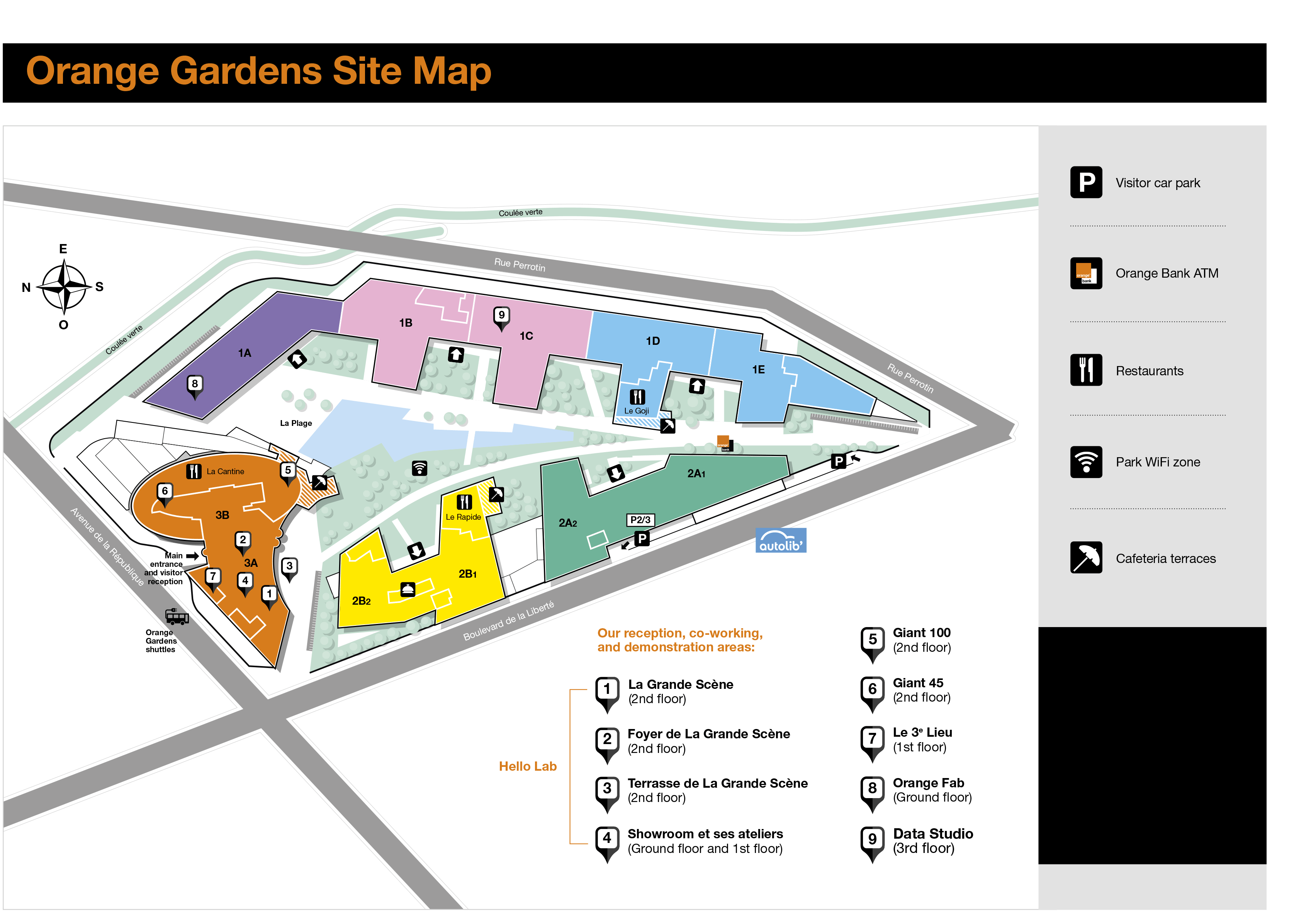 Orange Gardens Campus Map